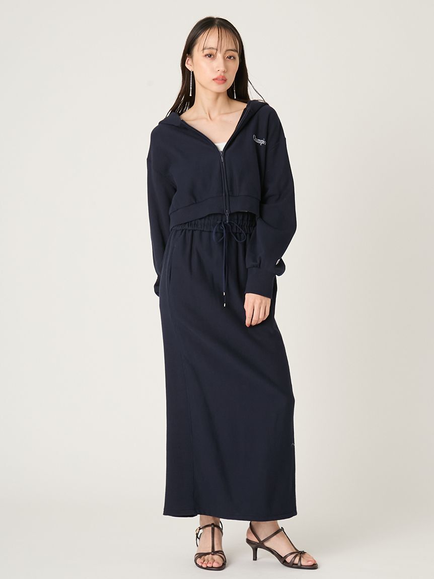 FRAY I.D「【FRAY I.D｜Champion】リバースウィーブショートフーディ」|スウェット・ジャージ|