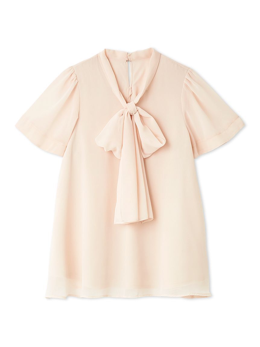 CELFORD「【洗える】ボウタイリボンハーフスリーブブラウス」|シャツ・ブラウス|LPNK