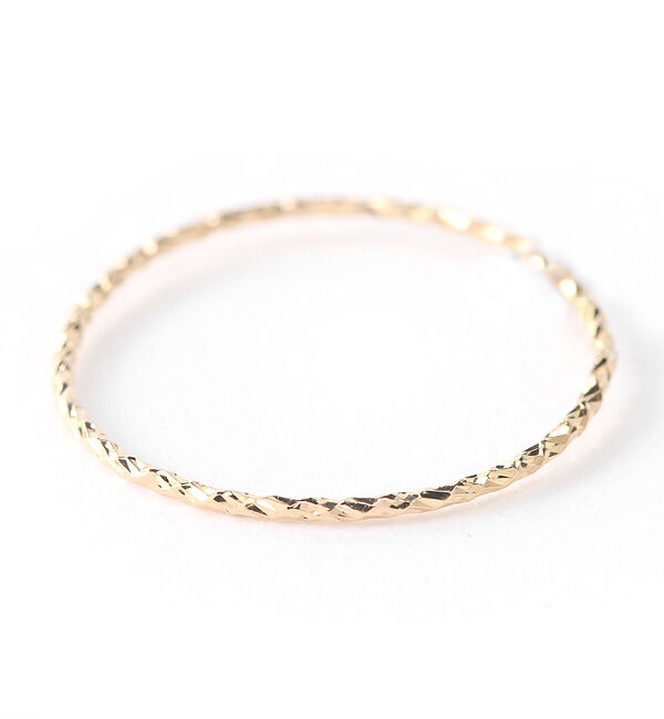 JUPITER「【シリーズ累計販売 1500点突破！】【K18】ベーシックスリムピンキーリング/金属アレルギー対応」|リング|ゴールド