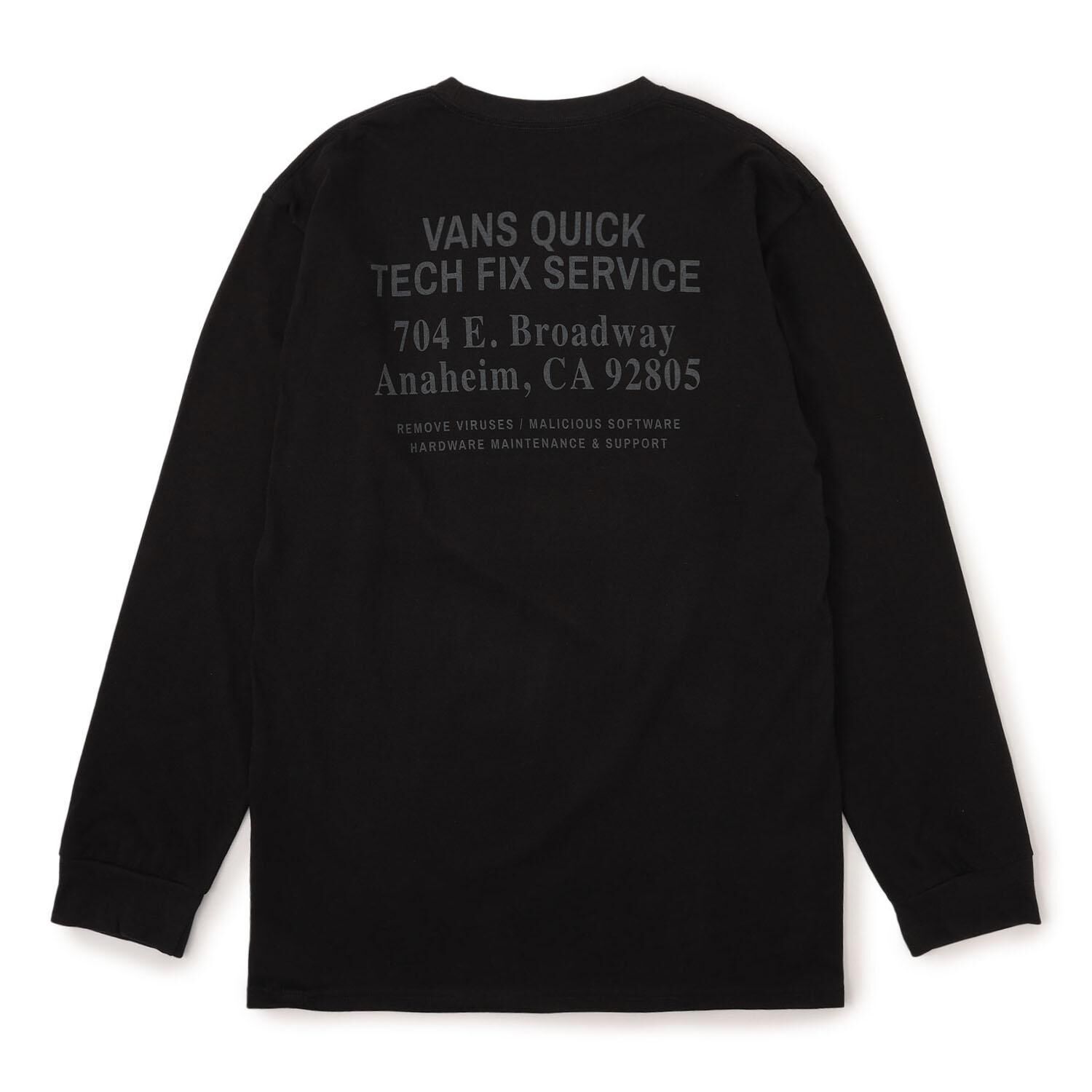 VANS「【VANSｱﾊﾟﾚﾙ】M QUICK SERVICE LS」|Tシャツ・カットソー|