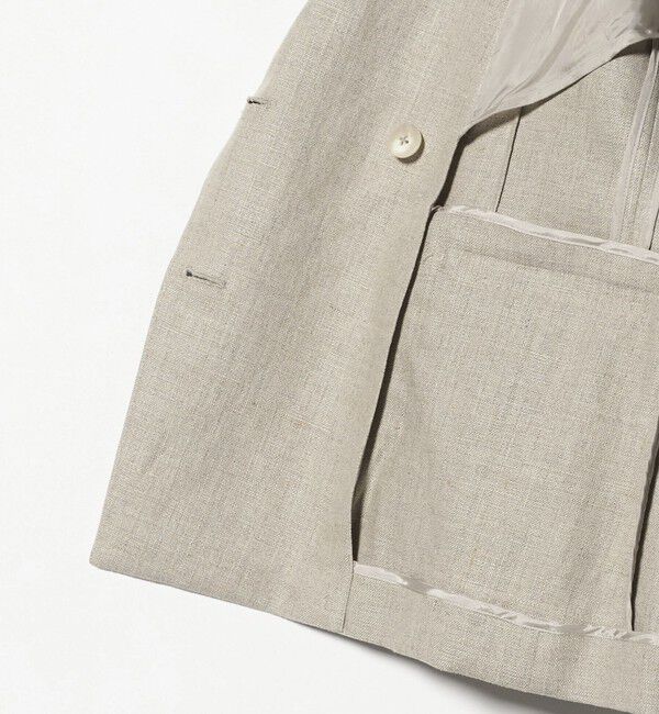 UNITED ARROWS「6ボタン リネン ブレザー ジャケット」|テーラードジャケット|