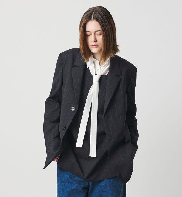 AEWEN MATOPH「＜AEWEN MATOPH＞パワーショルダー 2B ジャケット」|テーラードジャケット|
