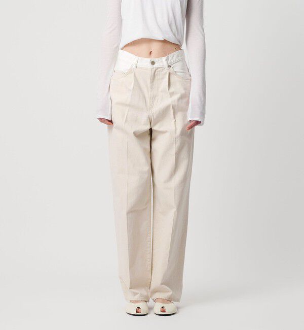 AEWEN MATOPH「＜AEWEN MATOPH＞カラータックデニムパンツ」|デニム|