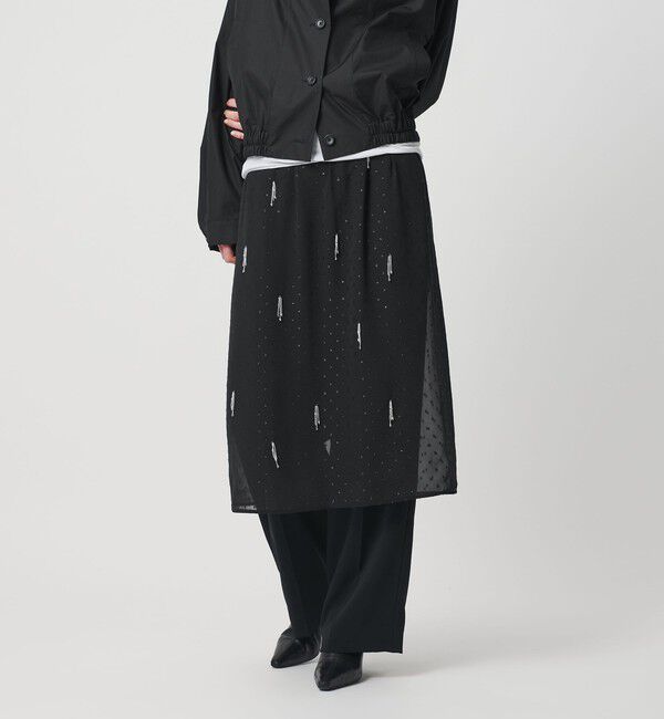 AEWEN MATOPH「＜AEWEN MATOPH＞シアービーズフリンジスカート」|スカート|