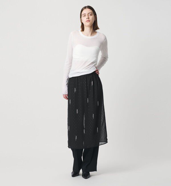 AEWEN MATOPH「＜AEWEN MATOPH＞シアービーズフリンジスカート」|スカート|