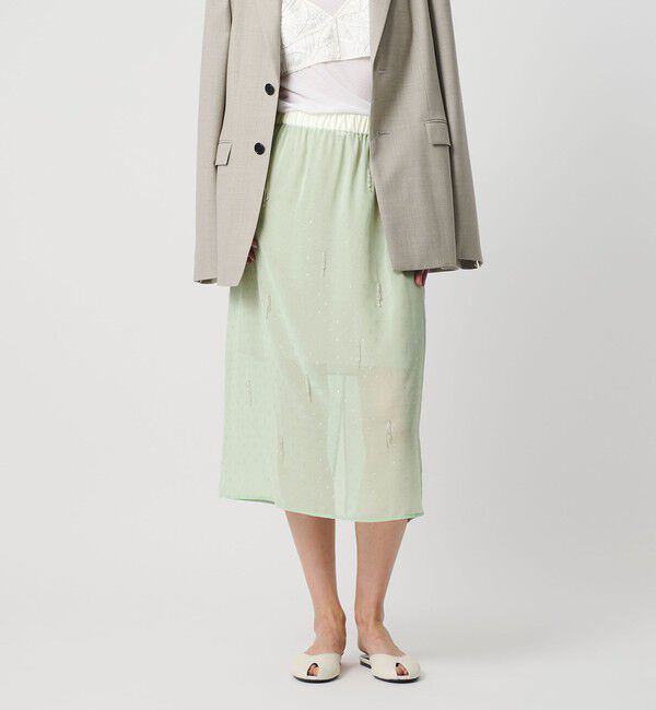 AEWEN MATOPH「＜AEWEN MATOPH＞シアービーズフリンジスカート」|スカート|