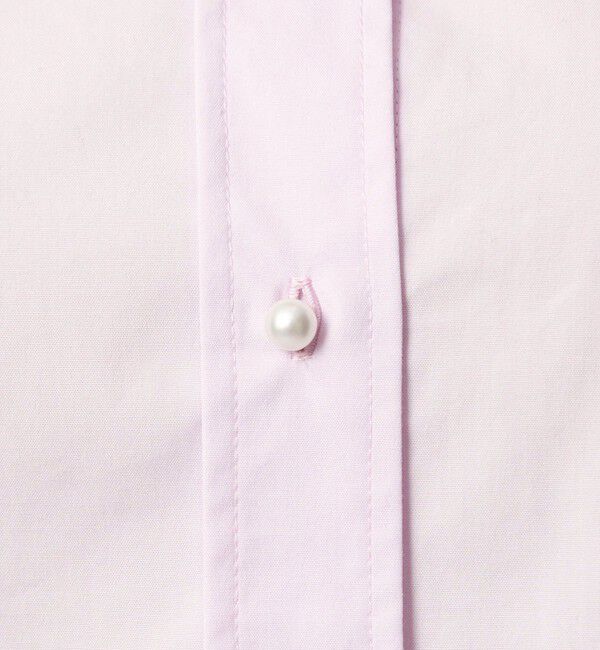 UNITED ARROWS green label relaxing「フェイクパールボタン シャツ」|シャツ・ブラウス|