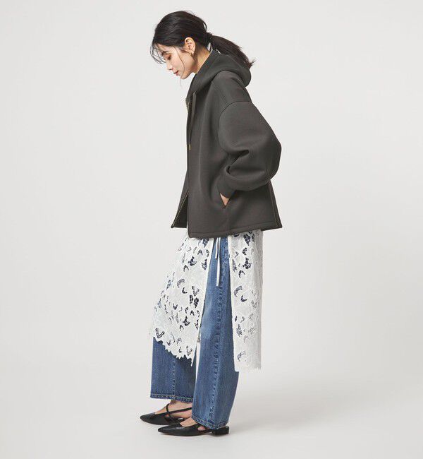 UNITED ARROWS green label relaxing「［size SHORTあり］ダンボール ジップ フーディ」|パーカー|