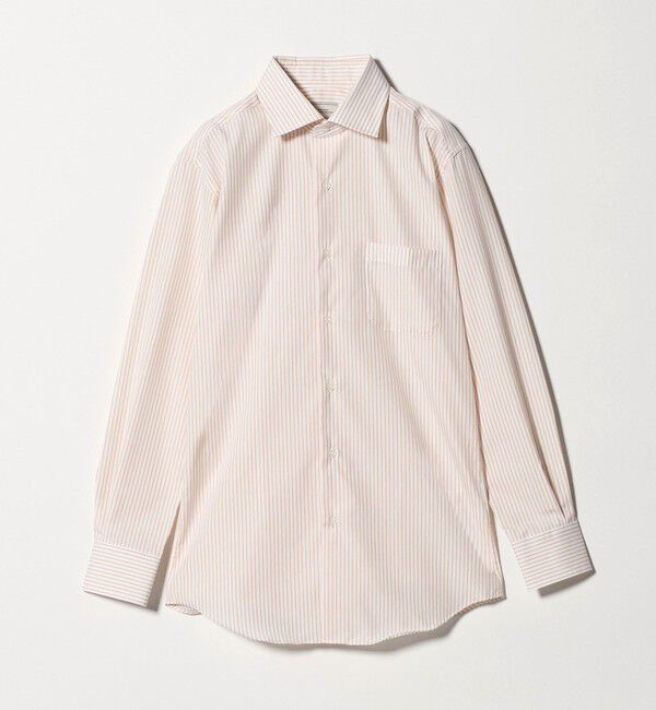 UNITED ARROWS green label relaxing「コットン ストライプ ワイドカラー ドレスシャツ -イージーアイロン-」|シャツ・ブラウス|