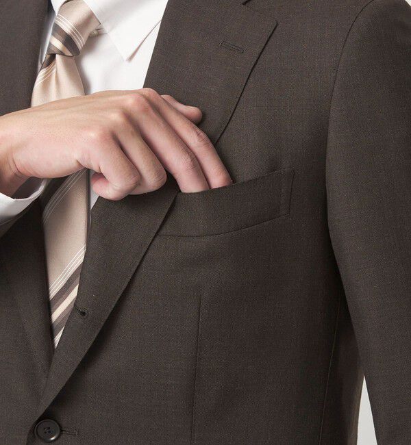 UNITED ARROWS green label relaxing「VITALE BARBERIS CANONICO ラスティック 無地 3B CLS/D スーツジャケット セットアップジャケット」|スーツ|