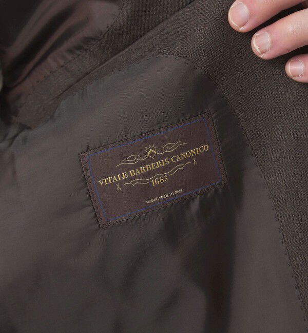 UNITED ARROWS green label relaxing「VITALE BARBERIS CANONICO ラスティック 無地 3B CLS/D スーツジャケット セットアップジャケット」|スーツ|