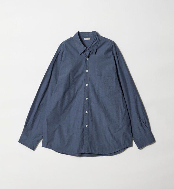 STEVEN ALAN「＜Steven Alan＞ オーガニックコットン マイクロチェック リバースシーム シャツ LOOSE」|シャツ・ブラウス|ROYAL