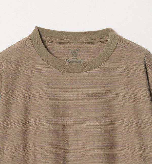 STEVEN ALAN「＜Steven Alan＞ オーガニックコットン アソート ボーダー ロングスリーブ Tシャツ BOLD」|Tシャツ・カットソー|