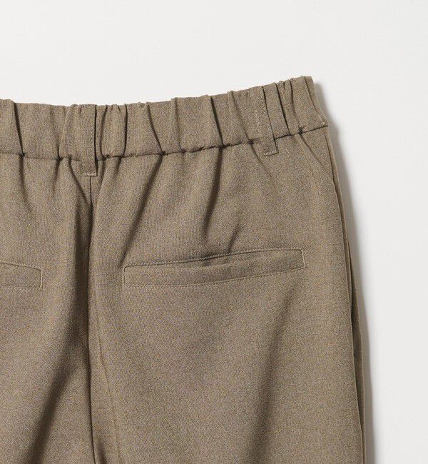 BEAUTY&YOUTH UNITED ARROWS「【WEB限定 Wardrobe DAILY MINIMAL】メランジ タックストレートパンツ ウォッシャブル」|スラックス|