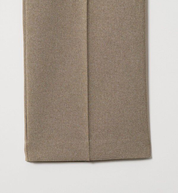 BEAUTY&YOUTH UNITED ARROWS「【WEB限定 Wardrobe DAILY MINIMAL】メランジ タックストレートパンツ ウォッシャブル」|スラックス|