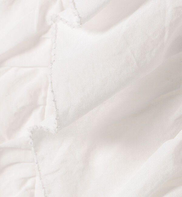 SHIPS for women「〈手洗い可能〉フリル ノースリーブ ブラウス ◇」|シャツ・ブラウス|