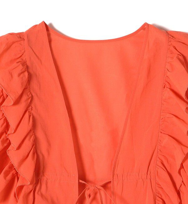 SHIPS for women「〈手洗い可能〉フリル ノースリーブ ブラウス ◇」|シャツ・ブラウス|