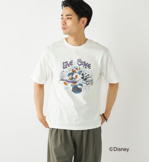 SHIPS Colors 「SHIPS Colors:ミッキーマウス プリント T」|Tシャツ・カットソー|ライトホワイト