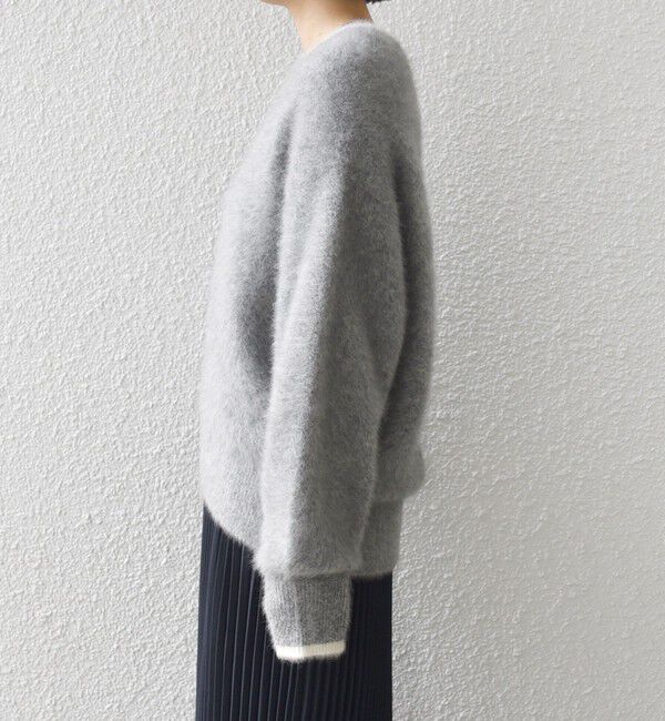 SHIPS for women「杢 フォックス カシミヤ クルーネック ニット プルオーバー」|ニット・セーター|