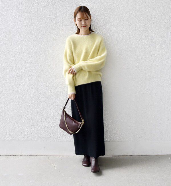 SHIPS for women「杢 フォックス カシミヤ クルーネック ニット プルオーバー」|ニット・セーター|