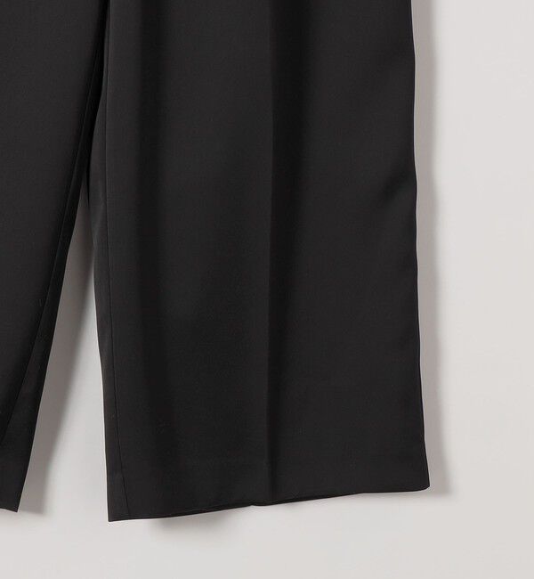 quaranciel「《予約》quaranciel:〈手洗い可能〉サテン ワイド ストレート スラックス」|その他|