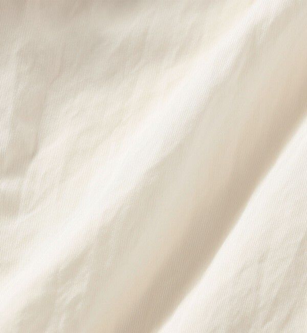 quaranciel「quaranciel:〈洗濯機可能〉ツイル スキッパー ボリュームスリーブ ブラウス」|シャツ・ブラウス|