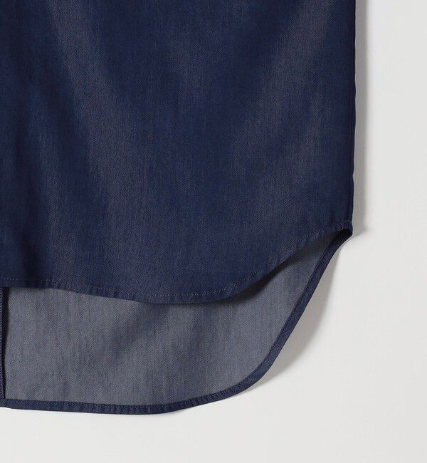 quaranciel「quaranciel:〈洗濯機可能〉ツイル スキッパー ボリュームスリーブ ブラウス」|シャツ・ブラウス|