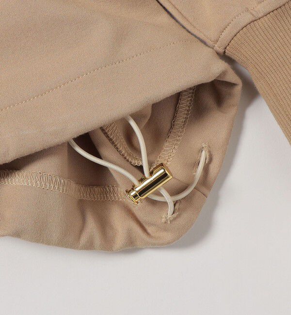 quaranciel「《予約》quaranciel:〈洗濯機可能〉ライト ポンチ ドロスト ポロ プルオーバー」|スウェット・ジャージ|