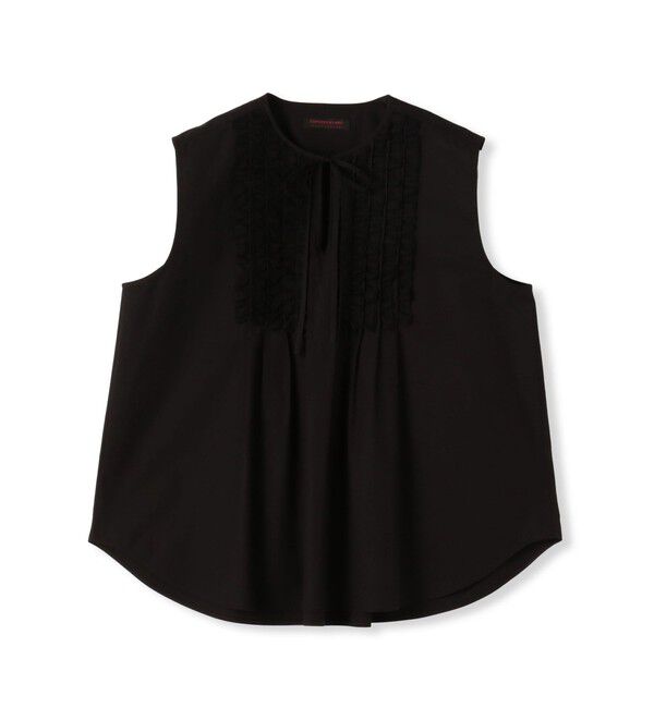 TOMORROWLAND collection「コットンコンビネーション ノースリーブブラウス」|シャツ・ブラウス|19 ブラック