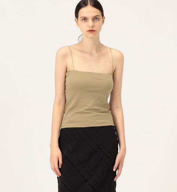 DES PRES「ソフトコットン カップインキャミソール」|キャミソール|