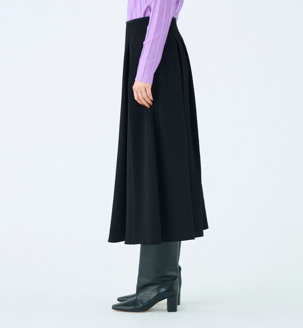 Ballsey「フィルムボーダー ミックスタックフレアスカート」|フレア|