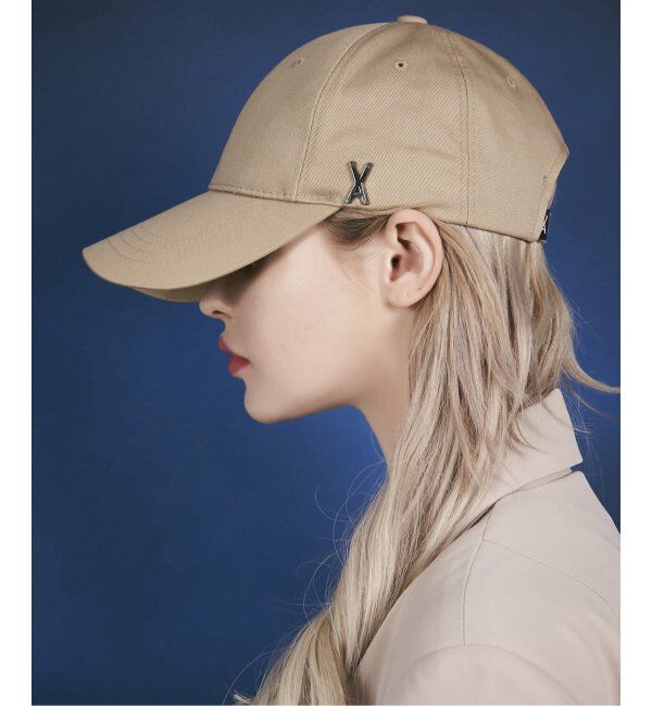 JOINT WORKS「≪WEB限定 / 追加≫VARZAR/バザール Stud logo over fit ball cap VARZAR496」|キャップ・キャスケット|ベージュ