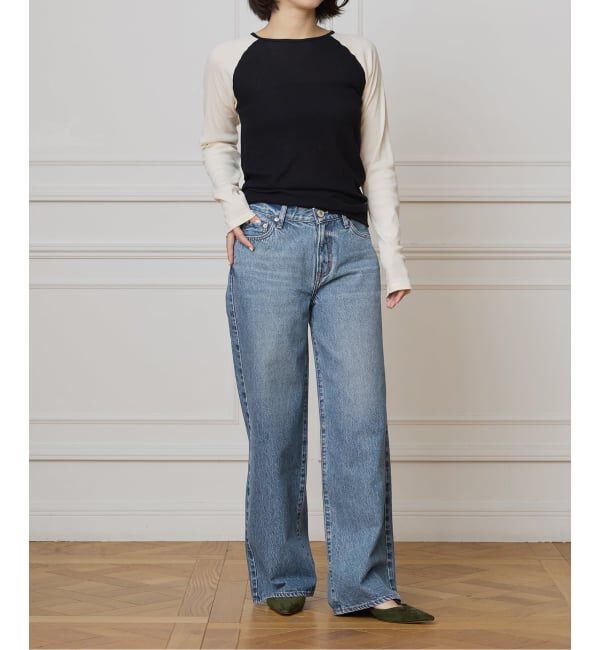 IENA LA BOUCLE「BASERANGE/ベースレンジ GENE LONG SLEEVE Tシャツ TTGLSCR-AU25」|Tシャツ・カットソー|