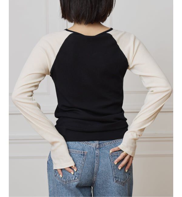 IENA LA BOUCLE「BASERANGE/ベースレンジ GENE LONG SLEEVE Tシャツ TTGLSCR-AU25」|Tシャツ・カットソー|