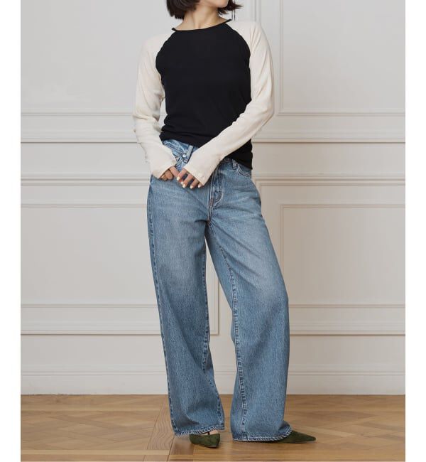 IENA LA BOUCLE「BASERANGE/ベースレンジ GENE LONG SLEEVE Tシャツ TTGLSCR-AU25」|Tシャツ・カットソー|