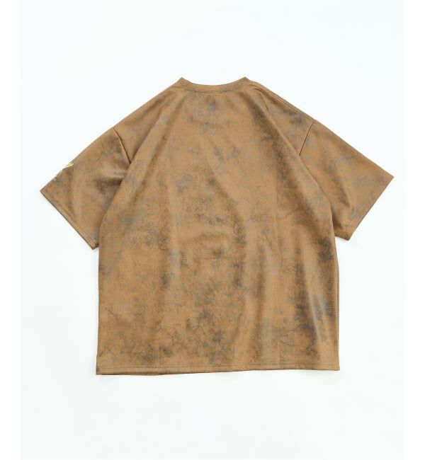 Liverpool FC「【Liverpool FC / リバプール FC】FAKE LEATHER EMBOSS PRINT Tシャツ」|Tシャツ・カットソー|