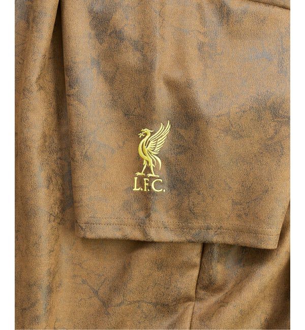 Liverpool FC「【Liverpool FC / リバプール FC】FAKE LEATHER EMBOSS PRINT Tシャツ」|Tシャツ・カットソー|