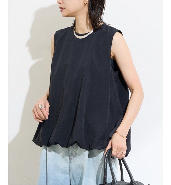 JOURNAL STANDARD「バルーンヘムノースリーブブラウス」|シャツ・ブラウス|