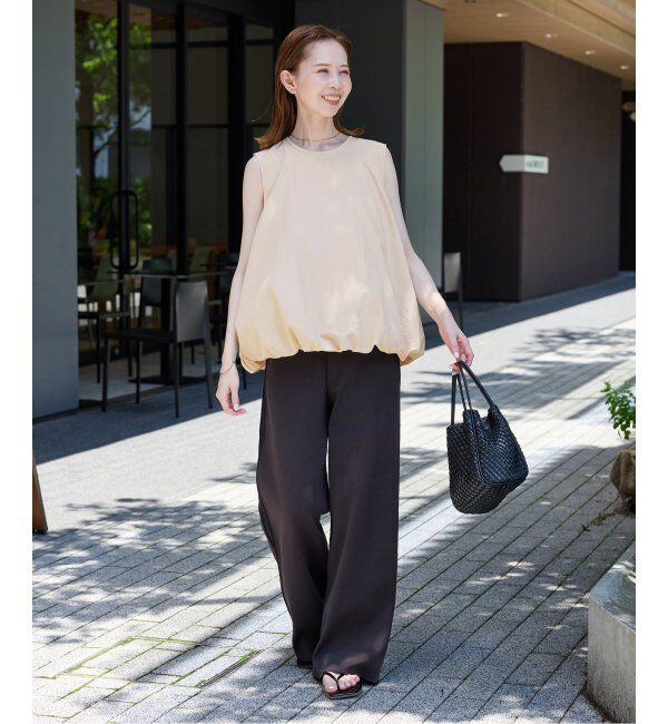 JOURNAL STANDARD「バルーンヘムノースリーブブラウス」|シャツ・ブラウス|