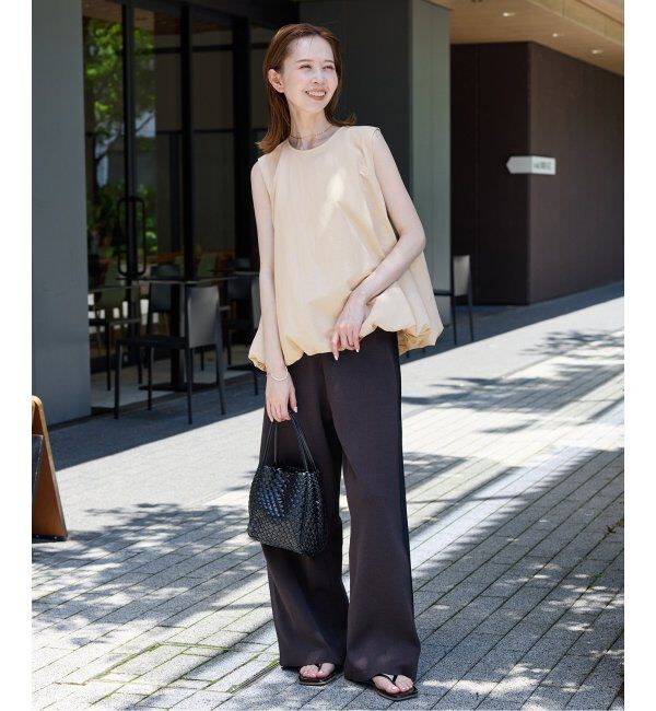 JOURNAL STANDARD「バルーンヘムノースリーブブラウス」|シャツ・ブラウス|