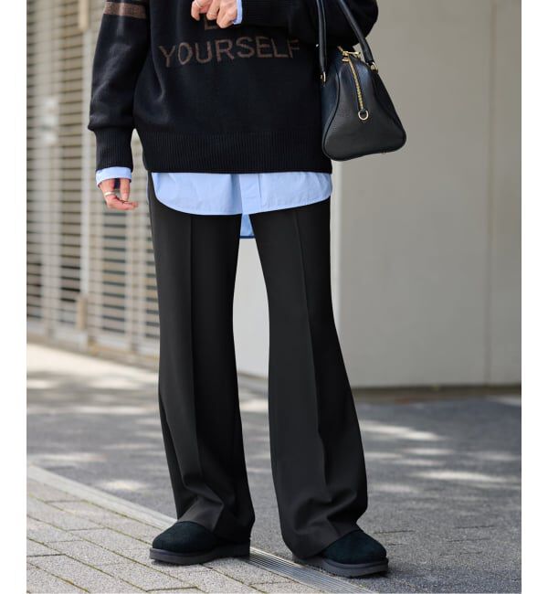 FRAMeWORK「≪WEB限定 / 追加≫裏起毛フレアパンツ 6」|スラックス|