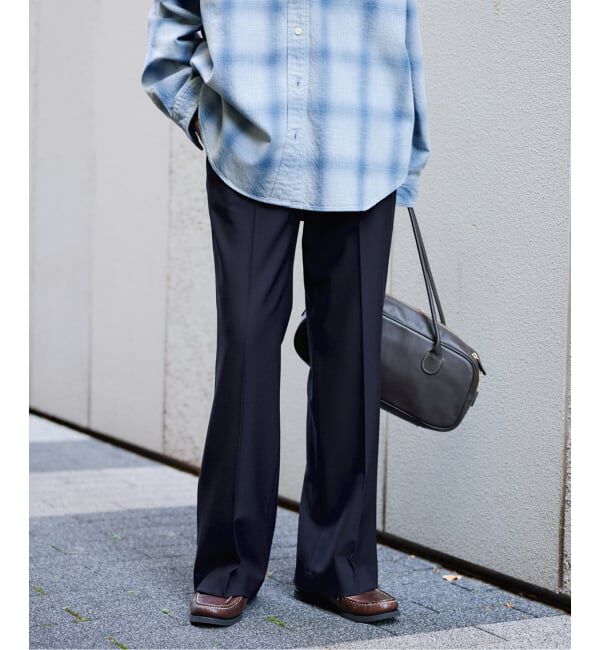 FRAMeWORK「≪WEB限定 / 追加≫裏起毛フレアパンツ 6」|スラックス|