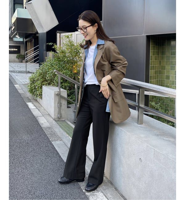 FRAMeWORK「≪WEB限定 / 追加≫裏起毛フレアパンツ 6」|スラックス|