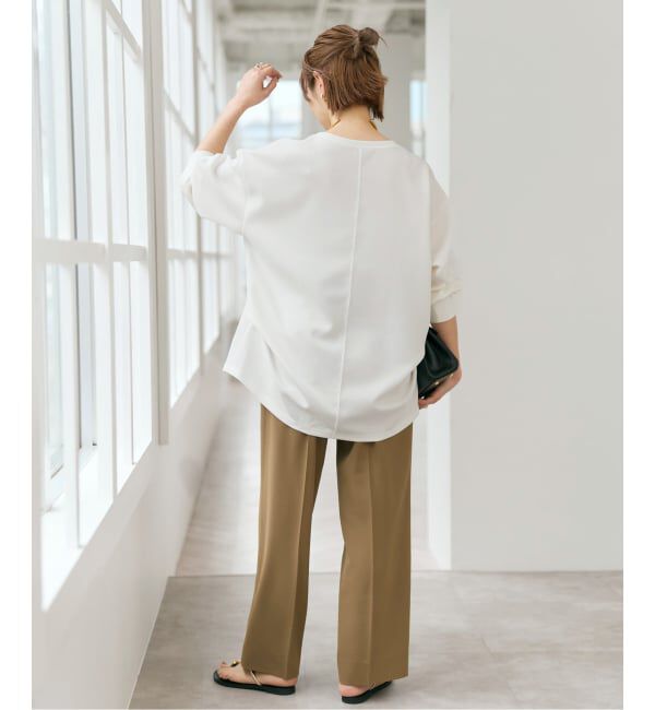 Spick and Span「《予約》アムンゼンクロスバックタックブラウス」|シャツ・ブラウス|