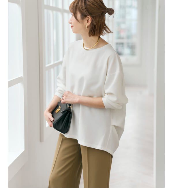 Spick and Span「《予約》アムンゼンクロスバックタックブラウス」|シャツ・ブラウス|