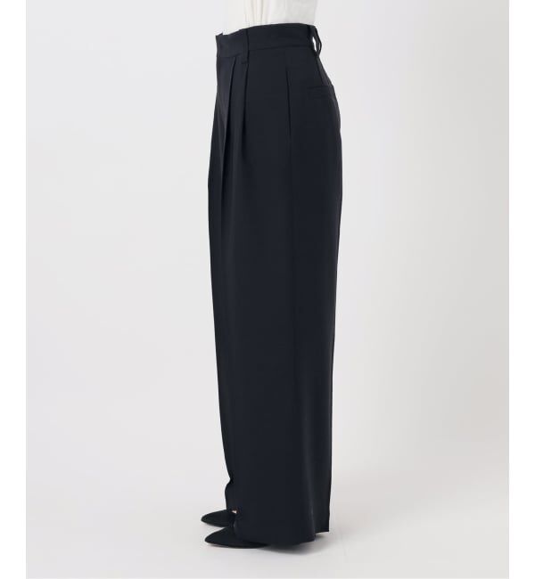 Spick and Span「《セットアップ可 / 予約》ウォッシャブル2タックパンツ」|スラックス|