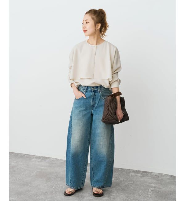 Spick and Span「《セットアップ可 / 予約》ウォッシャブルヨークブラウス」|シャツ・ブラウス|