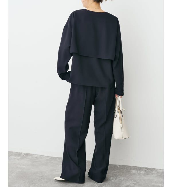 Spick and Span「《セットアップ可 / 予約》ウォッシャブルヨークブラウス」|シャツ・ブラウス|