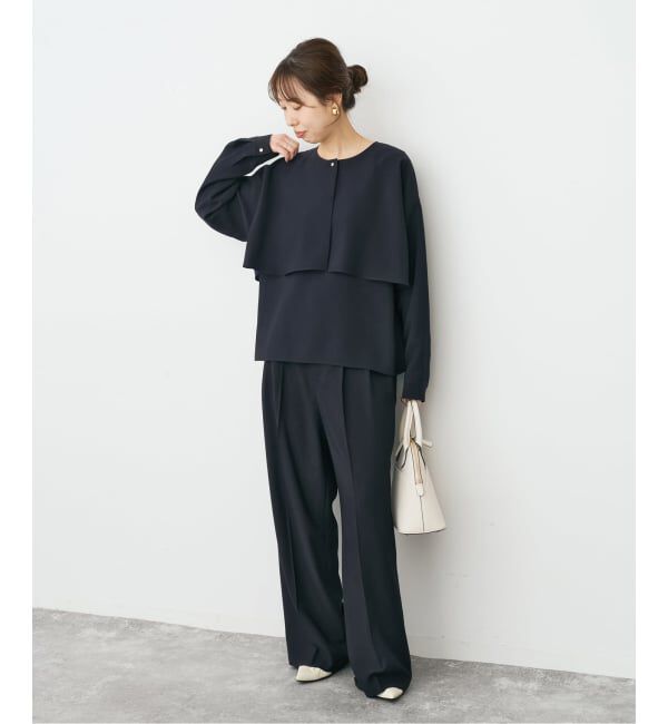 Spick and Span「《セットアップ可 / 予約》ウォッシャブルヨークブラウス」|シャツ・ブラウス|