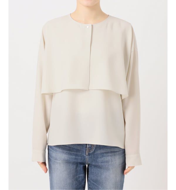 Spick and Span「《セットアップ可 / 予約》ウォッシャブルヨークブラウス」|シャツ・ブラウス|